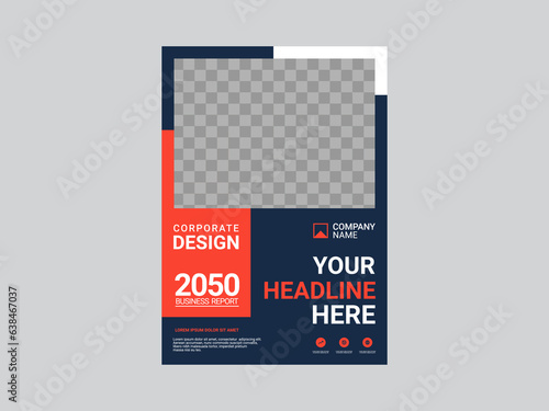 Creative corporate book cover design