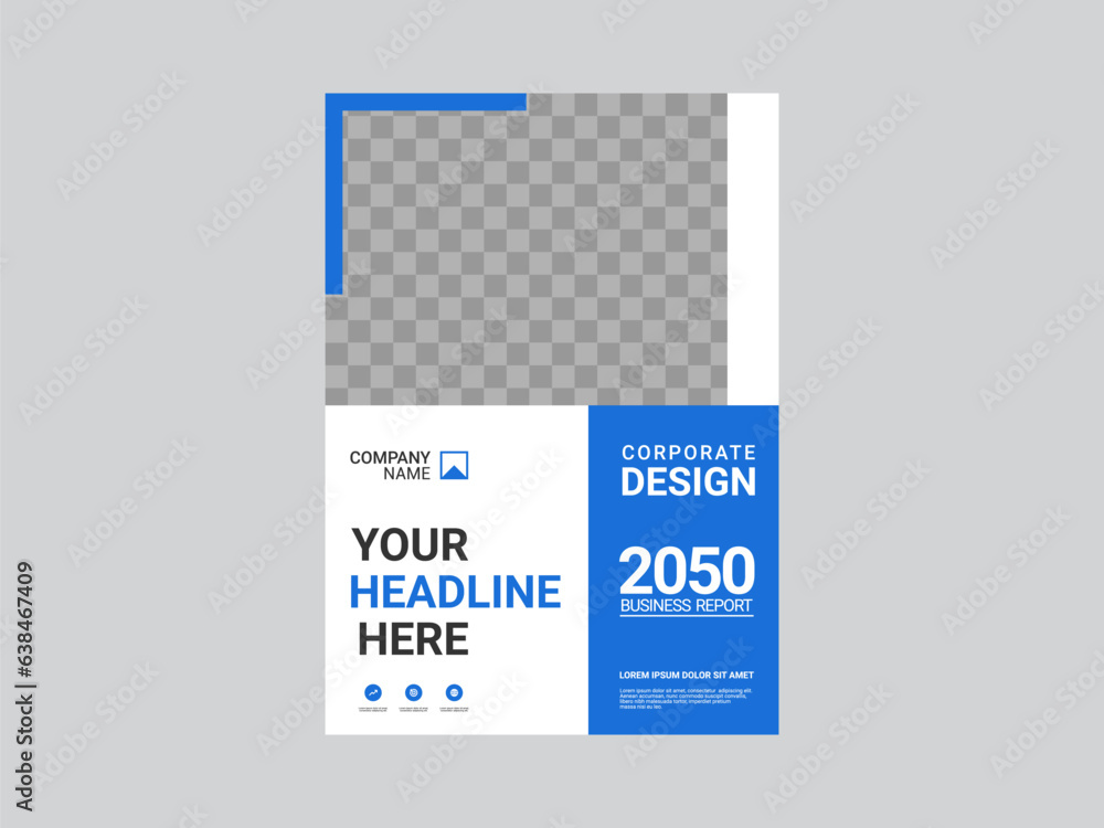 Creative corporate book cover design Creative corporate book cover design