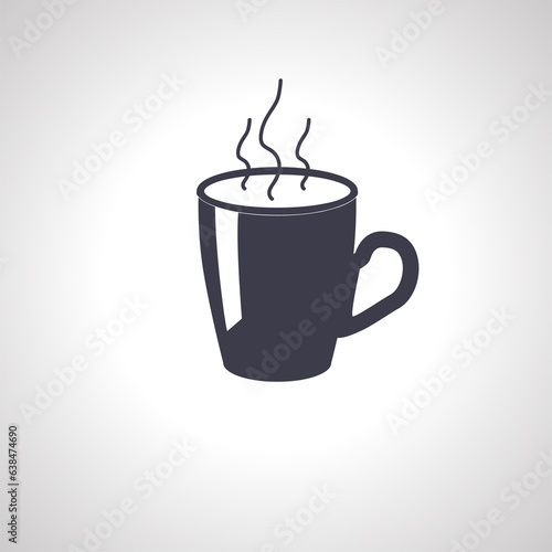 Cup of coffee icon. Cup of hot drink icon