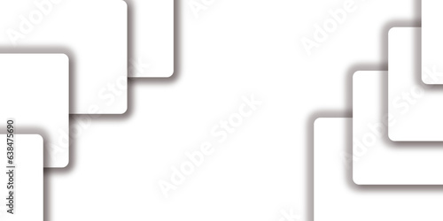 abstract background with white and gray color technology modern background design . Geometric background with squares in bright light with soft shadows as pattern.white and grey rectangle background.