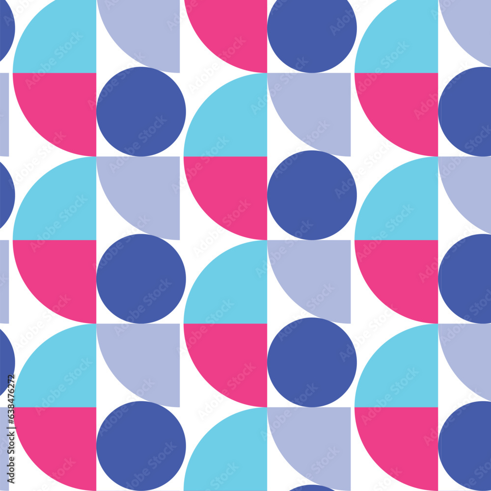 Creative geometric modern colorful symmetrical pattern design Creative geometric modern colorful symmetrical pattern design