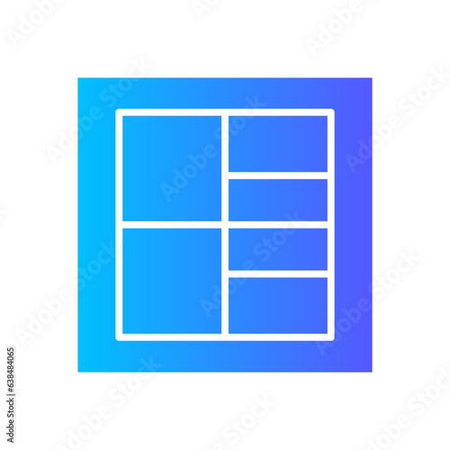 square gradient icon