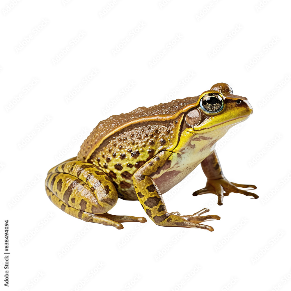 Obraz premium frog on white background