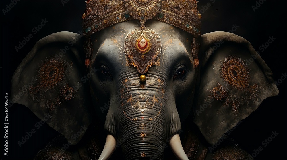 Lord Ganesha - obrazy, fototapety, plakaty 