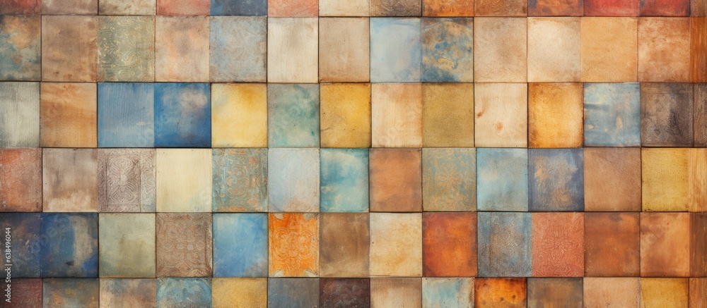 Multicoloured rustic digital wall tile decor for interior home or mixed ceramic wall tile design heavily mixed wall art decor for home wallpaper linoleum textile background Multicoloured rustic digital wall tile decor for interior home or mixed ceramic wall tile design heavily mixed wall art decor for home wallpaper linoleum textile background