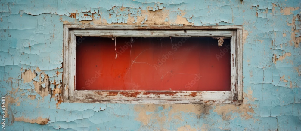 peeling paint on an aged window frame peeling paint on an aged window frame