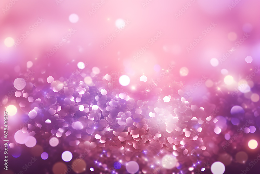 Purple pink glitter effects abstract background 
