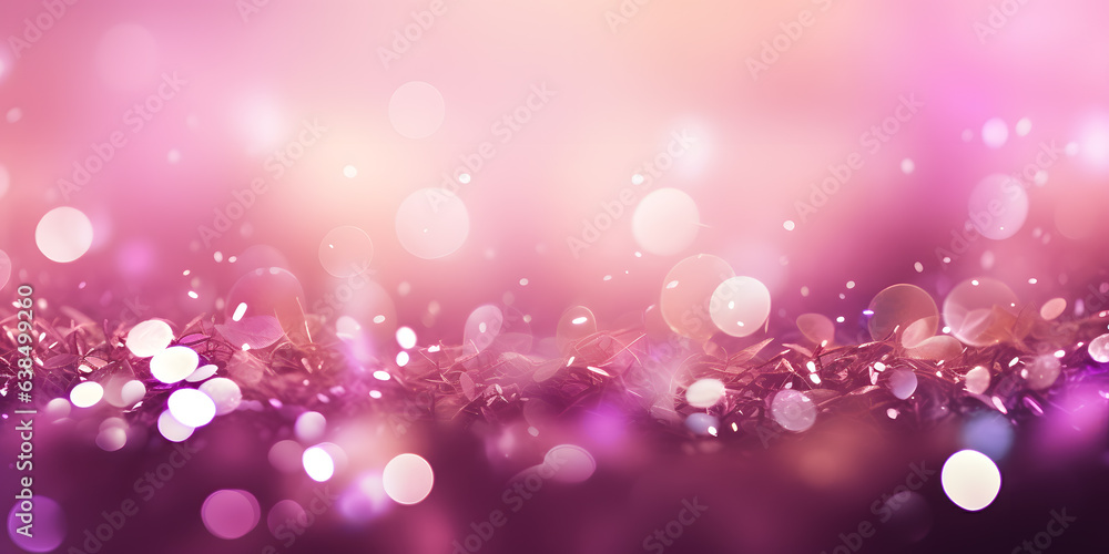 Purple pink glitter effects abstract background 