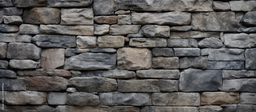 Background of a wall made of stones