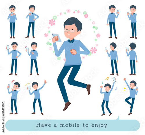 スマホを使って楽しむお父さんのセット