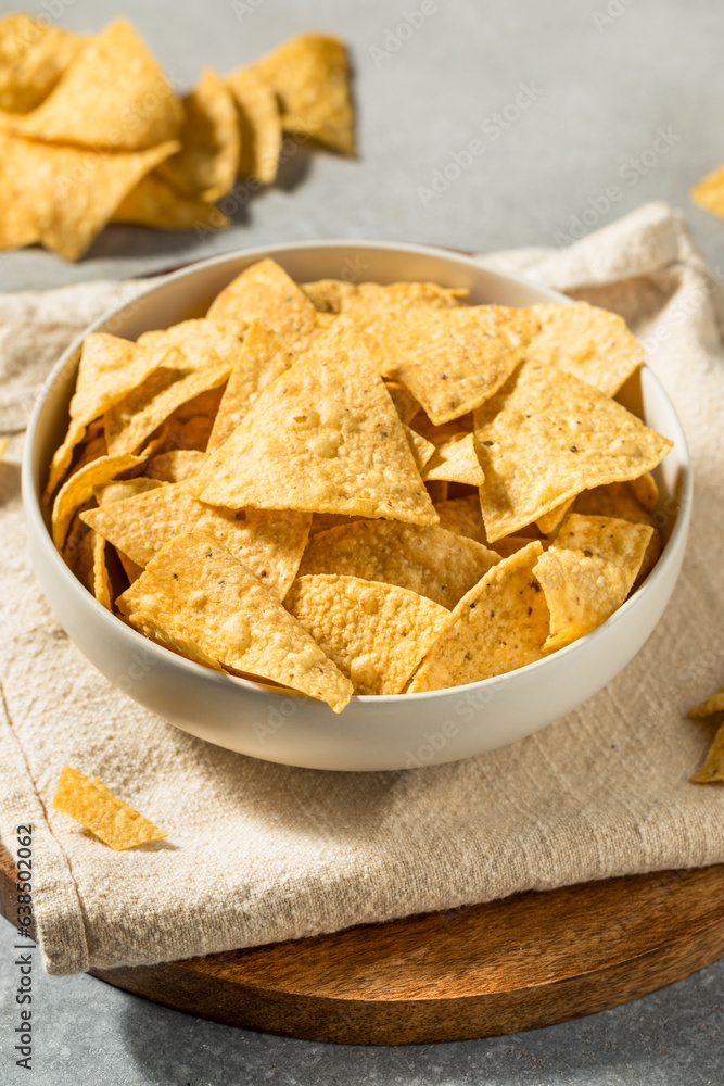 Homemade Triangle Tortilla Corn Chips Homemade Triangle Tortilla Corn Chips
