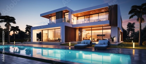 New luxurious house visualized in © HN Works