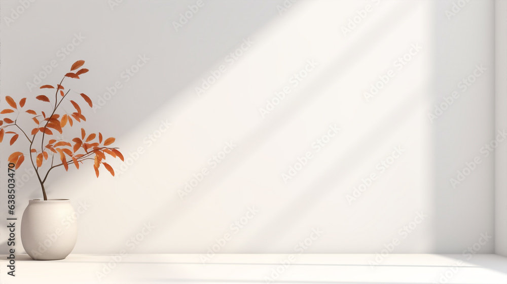 Fond abstrait d'automne pour la présentation de produits. Avec ombres et lumières des fenêtres, avec un pot de fleur.
Fond abstrait d'automne pour la présentation de produits. Avec ombres et lumières des fenêtres, avec un pot de fleur.