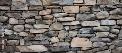 Natural colored stone wall texture surface background