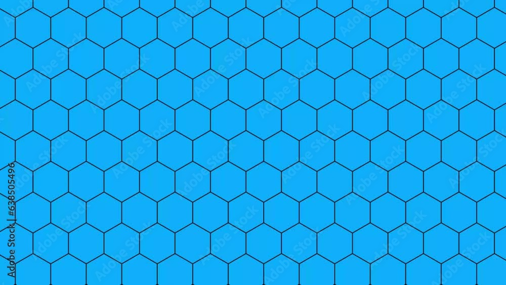 Honeycomb pattern radial noise wave animation Honeycomb pattern radial noise wave animation