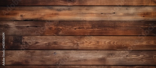 Close Up of Dark Brown Timbered Structure