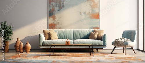 Contemporary rug for living room