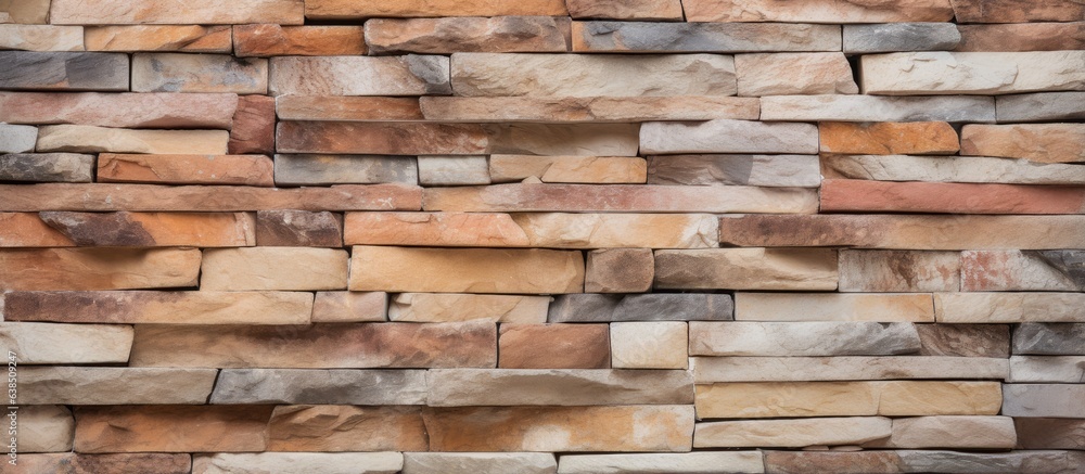 Wall tiles made from natural materials with a stone like texture Wall tiles made from natural materials with a stone like texture