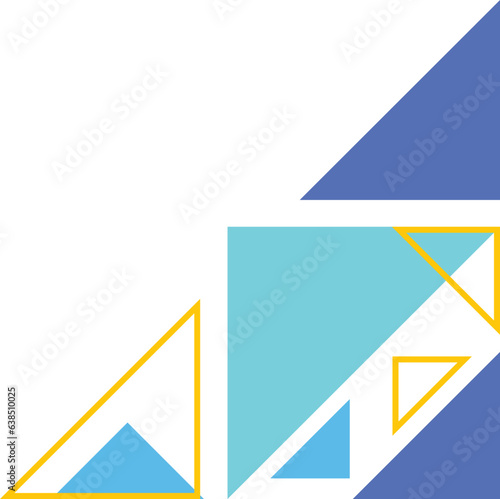 Yellow Blue Geometric Triangle Modern Free Download Yellow Blue Geometric Triangle Modern - GFXLoad