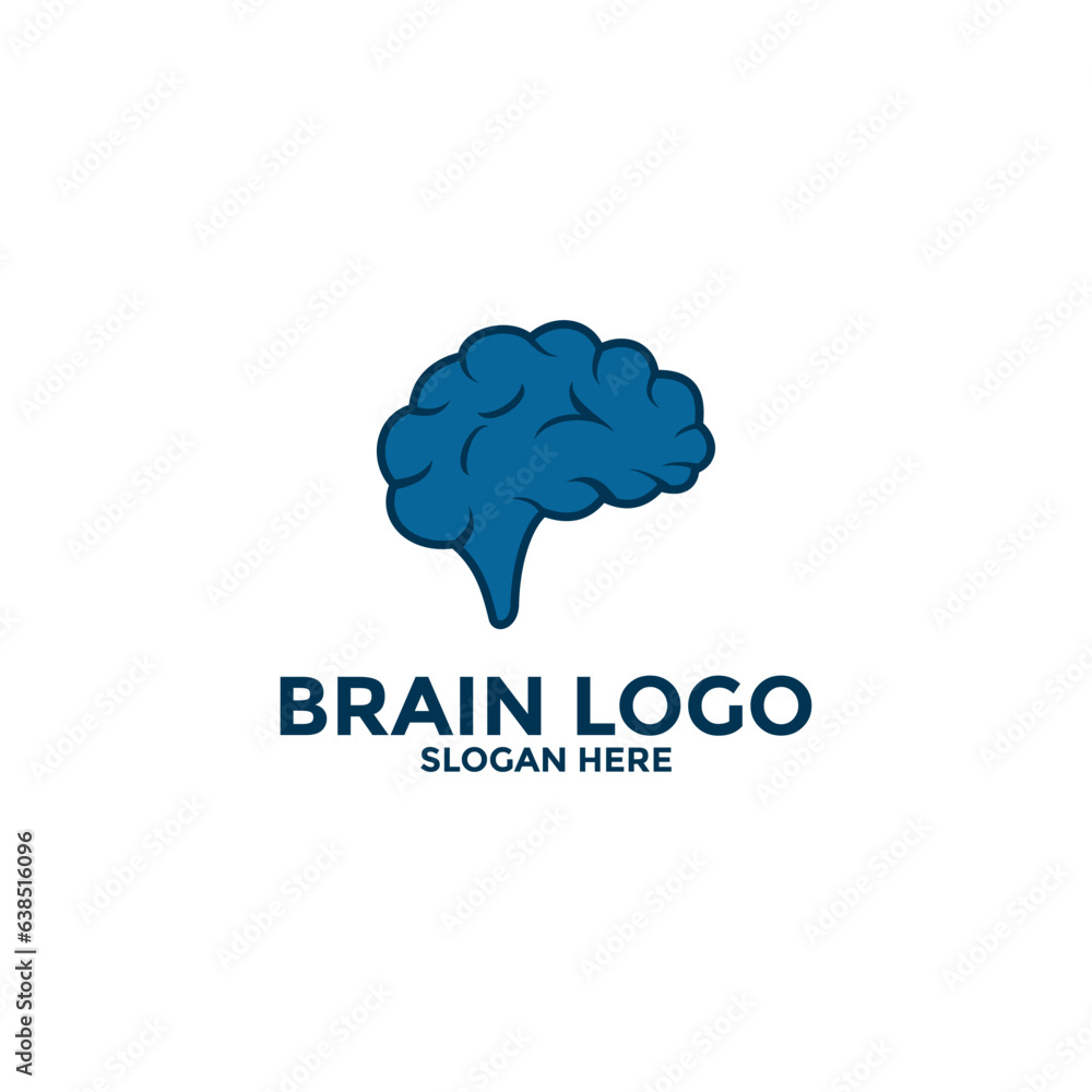 Brain Logo design vector template. Think idea concept. Brain storm logo icon Brain Logo design vector template. Think idea concept. Brain storm logo icon