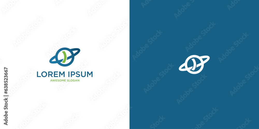 I planet logo. planet icon I planet logo. planet icon
