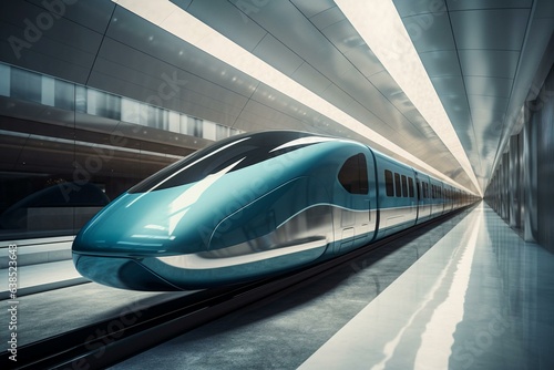 Cutting-edge supersonic and maglev trains revolutionize travel with advanced technology. Generative AI