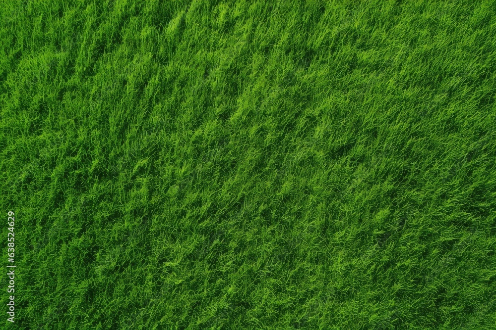 a lush green field with vibrant grass