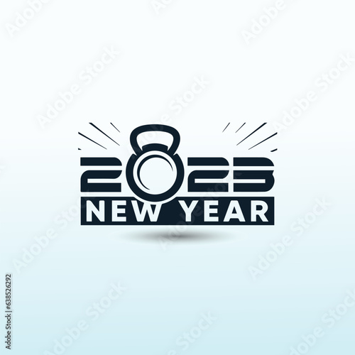 Fitness Logo for New Year 2023 Weight Loss Program