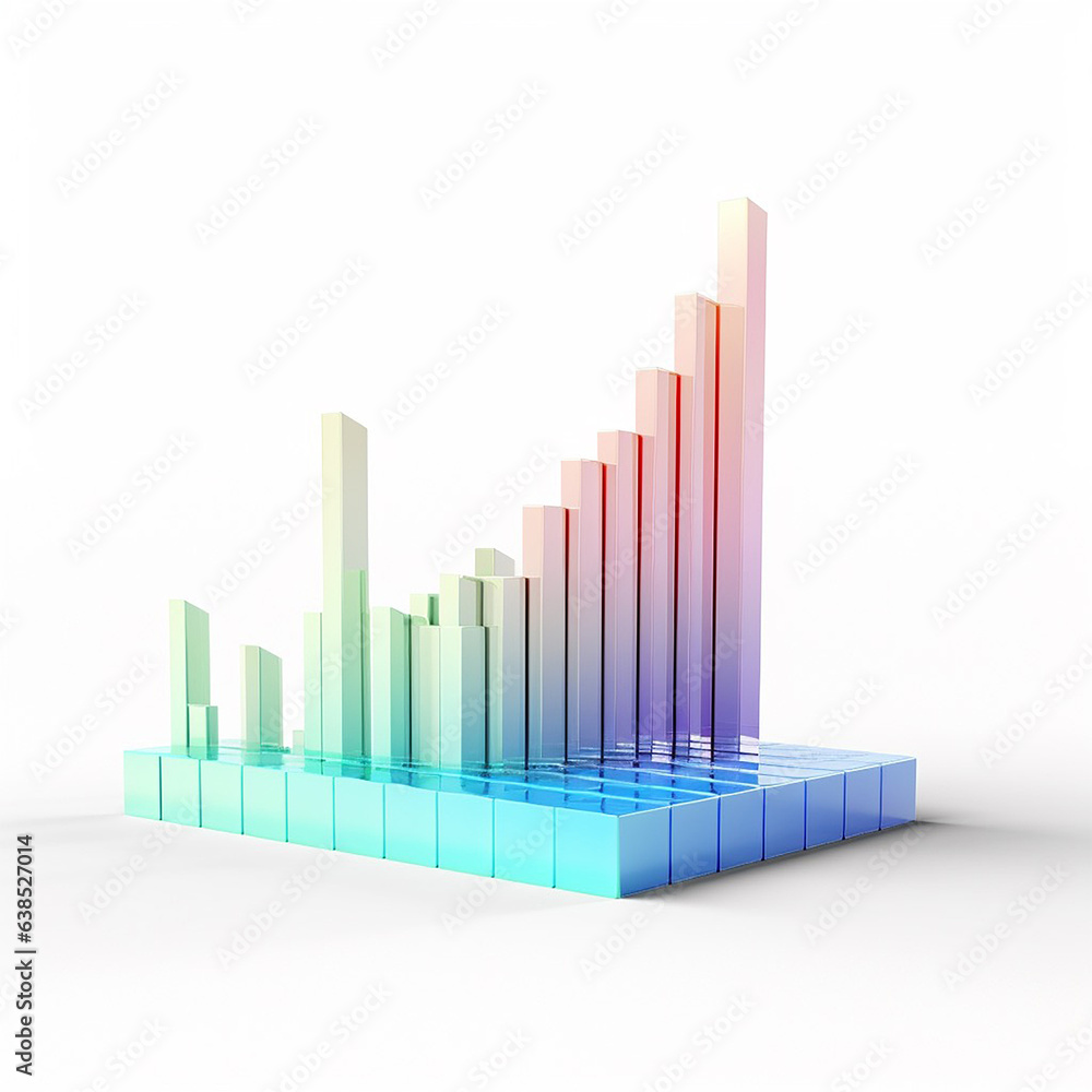 3D Minimal Data Analysis Icon: Rising Finances and Strengthening Currency 3D Minimal Data Analysis Icon: Rising Finances and Strengthening Currency