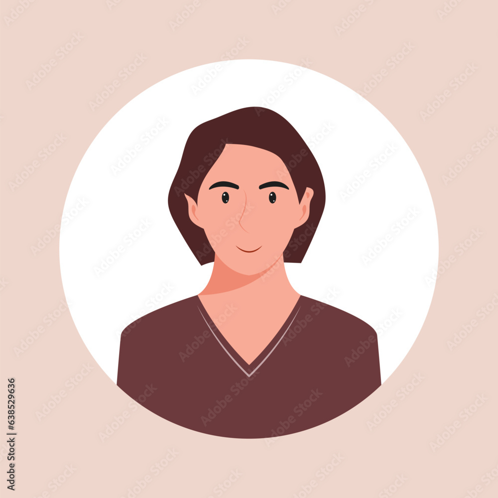 Circle the avatar with the portrait women of various races and hairstyles. Collection of user profiles. Round icon with happy smiling human. Colorful flat vector illustration. Circle the avatar with the portrait women of various races and hairstyles. Collection of user profiles. Round icon with happy smiling human. Colorful flat vector illustration.