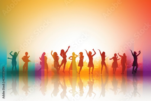 Dancing themed background large copy space - stock picture backdrop