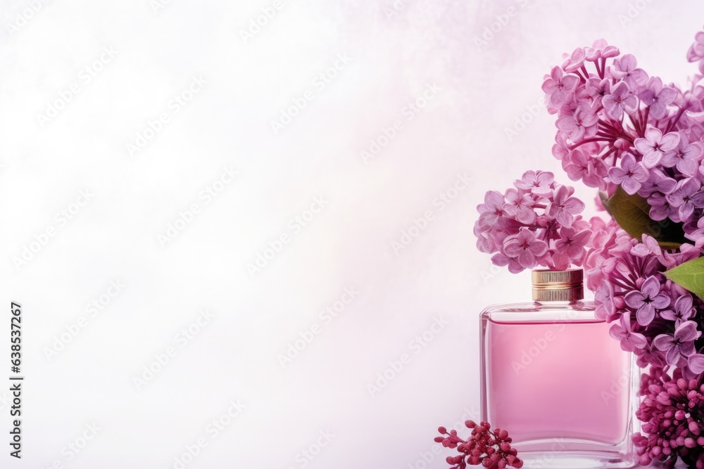 Obraz premium Fragrance themed background large copy space - stock picture backdrop