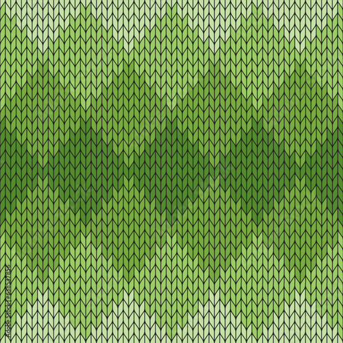 Light green gradient knitted pattern. knitted vector pattern. Seamless gradient pattern for clothing, wrapping paper, backdrop, background, gift card.
