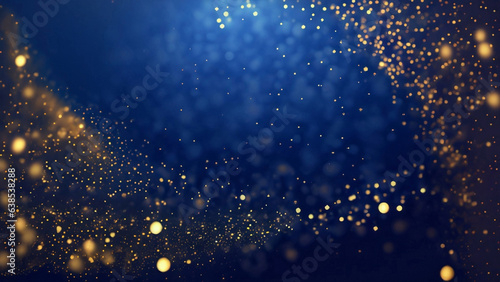 Christmas background with bokeh effect