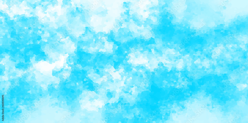 Blue watercolor background. Abstract watercolor background. watercolor scraped grungy background. This watercolor design with watercolor texture on white background. Background with clouds on blue.