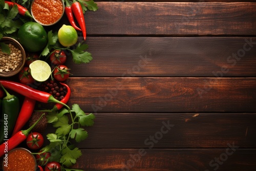 Mexican themed background large copy space - stock picture backdrop