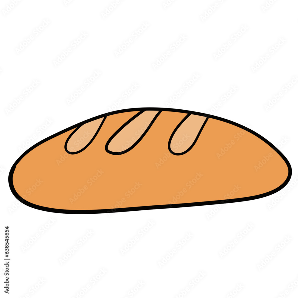 loaf of bread isolated loaf of bread isolated