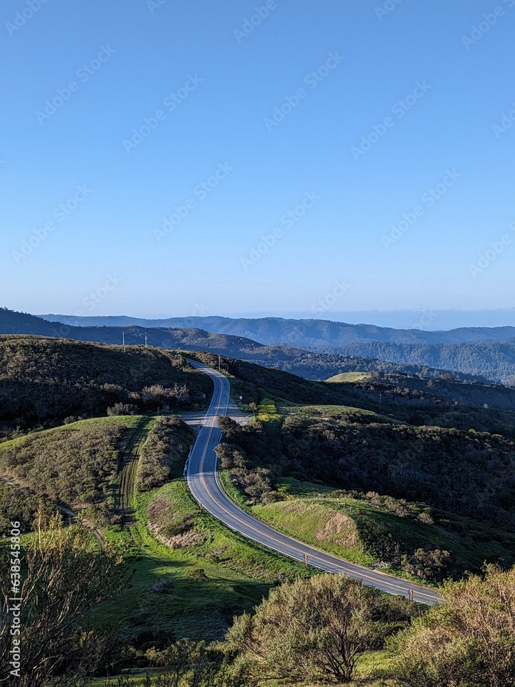 Fototapeta premium winding road in the mountains