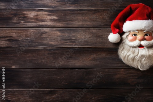 Santa Clause themed background large copy space - stock picture backdrop