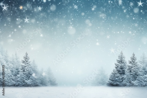 Winter Wonderland themed background large copy space - stock picture backdrop © 4kclips