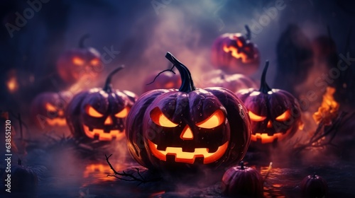 Halloween Back Drop Theme Generate with AI tools