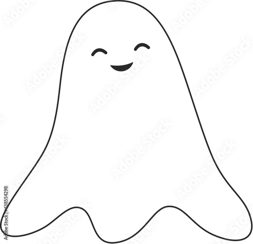Halloween ghost cartoon