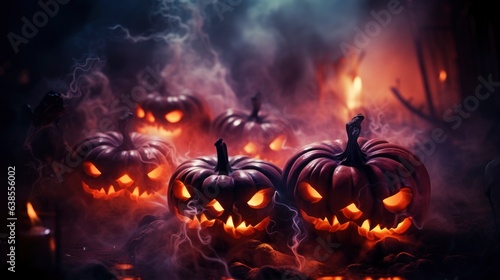 Halloween Back Drop theme Generated AI tools