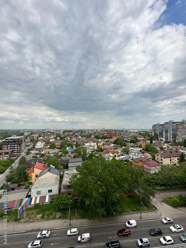 view of the city of Dnipro