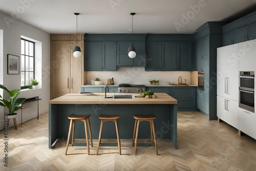 modern kitchen interior © GraphicaGlory