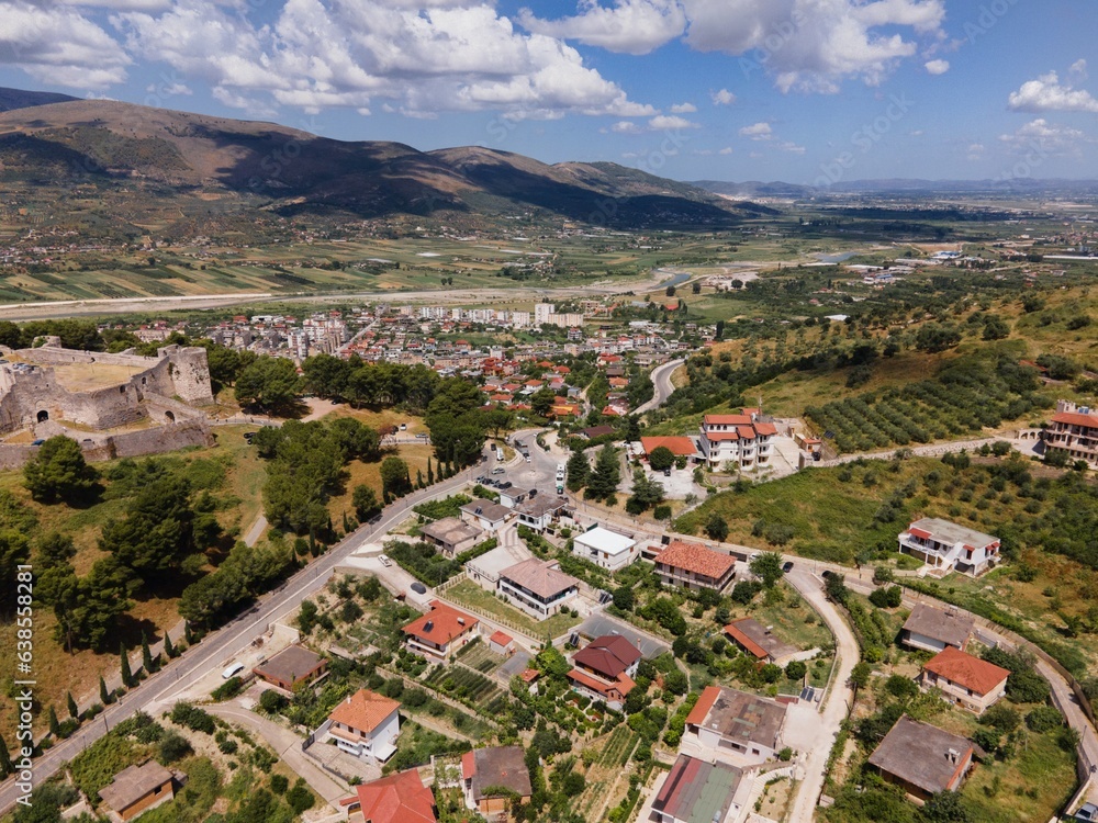 Views of Berat, Albania by Drone