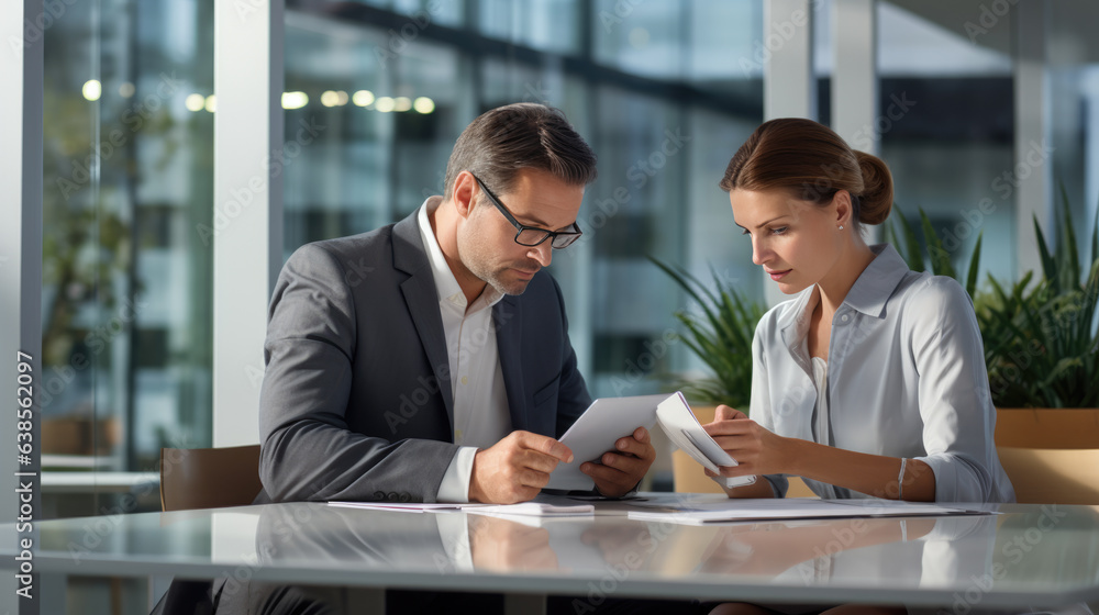 Fototapeta premium Business meeting in the office.