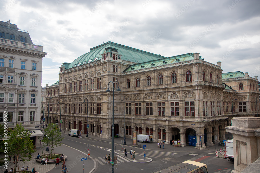 Vienna State Opera. Veinna, Austria. The historic opera house is a symbol and landmark of the city of Vienna.