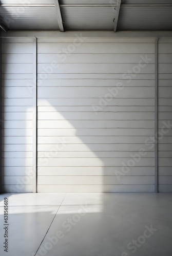 photo of clean garage minimal background