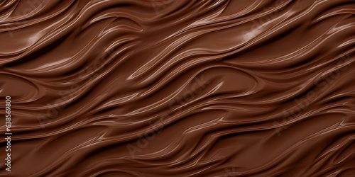 Abstract dark realistic chocolate shape texture chocolate day background.
